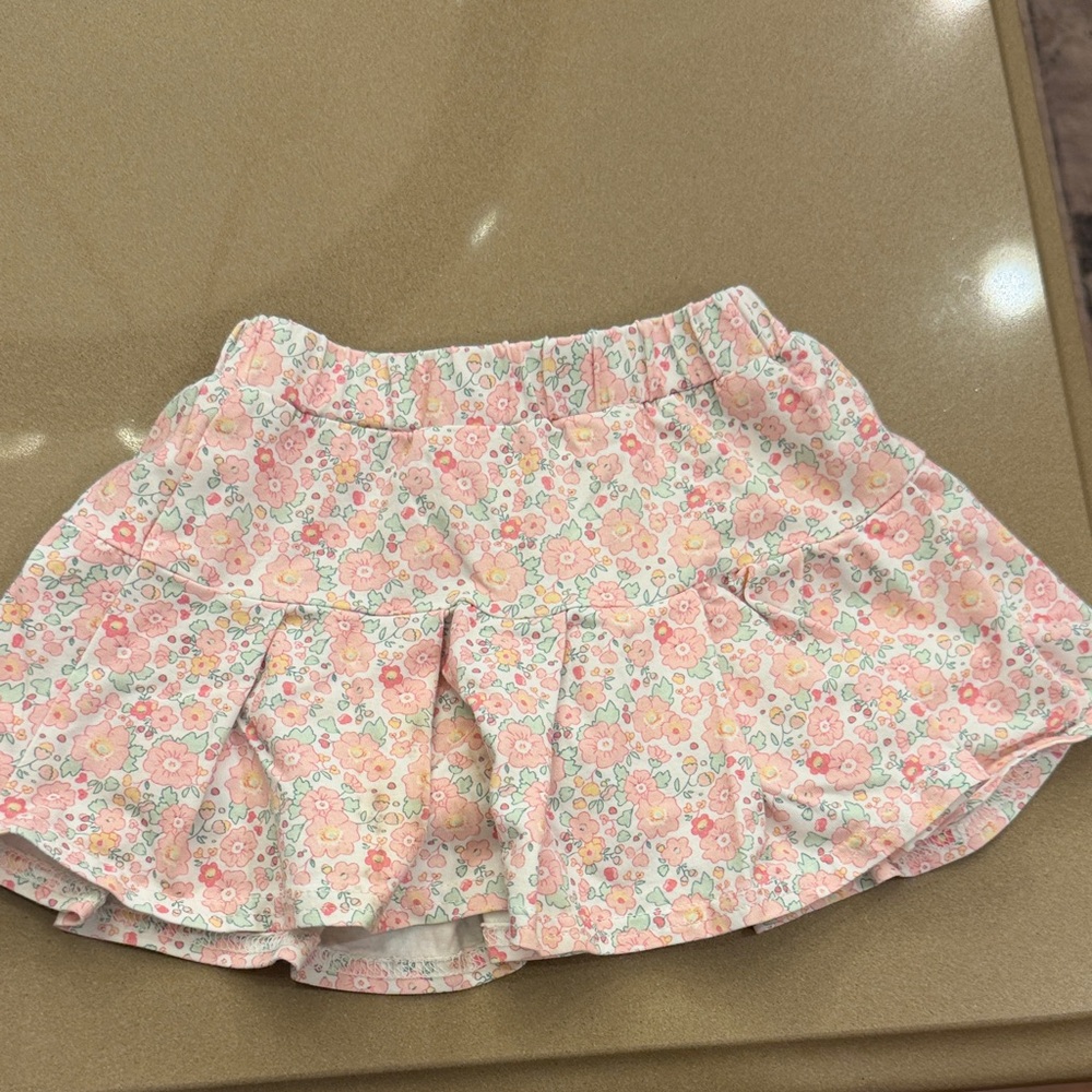 Floral Ruffle Skirt